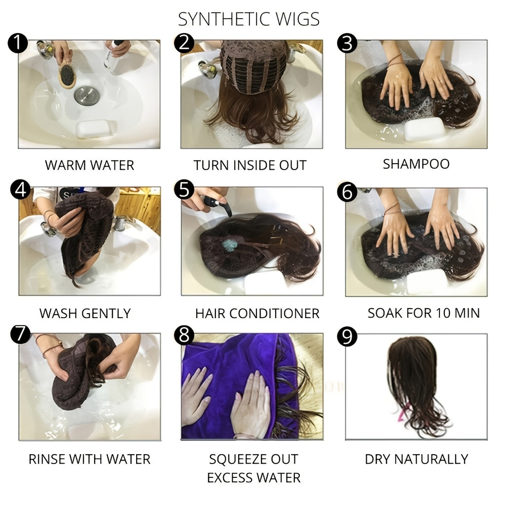 18-Inch Dark Brown Cornrow Women's Wig, Clip-on No Glue Wig for Daily Street Wear, Music Festival, Carnival, Valentine's Day, Wedding, Cosplay & Photography! Perfect for White-collar Professionals, Easy to Wear & Style. Breathable Cap