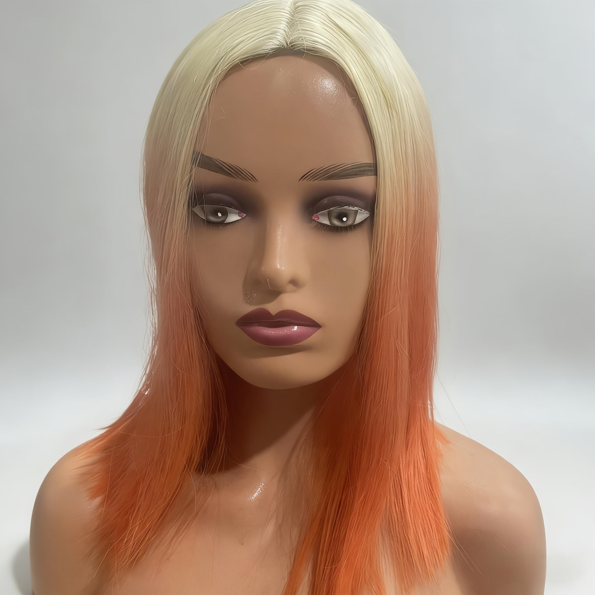 Lace Bob Wig Ginger Orange Lace Closure Synthetic Straight Bob Wigs | HD Lace Oranges Wig For Women, Short Straight Synthetic Wigs, Blonde Ombre Pink, Layered Wig For Christmas, Looking Halloween Wigs, Colored Wigs, High Temperature Fiber